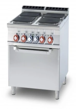Electric range - N. 4 square plates